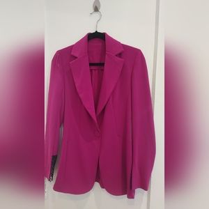 Tara Rivas Magenta Blazer Size Small